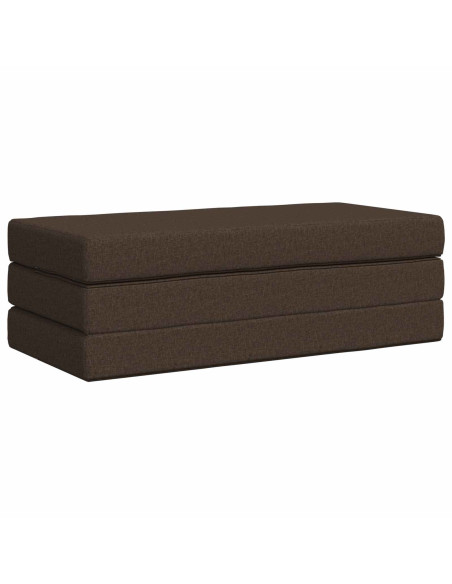 Divano Letto Pieghevole 160 x 67 x 45 cm Tortora
