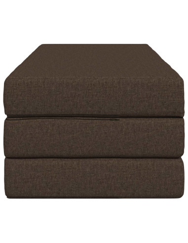 Divano Letto Pieghevole 160 x 67 x 45 cm Tortora