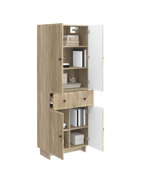 Set di armadi 2 pcs 66 x 34,5 x 90 cm Legno ingegnerizzato
