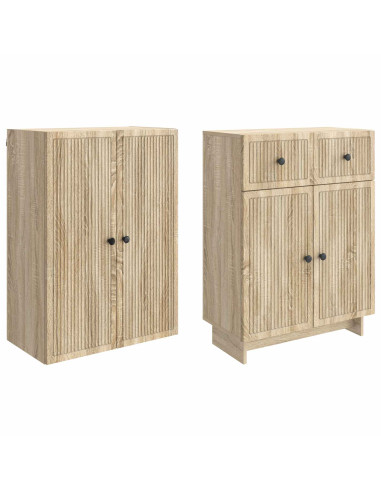 Set di armadi 2 pcs 66 x 34,5 x 90 cm Legno ingegnerizzato