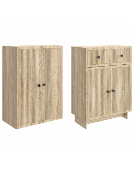 Set di armadi 2 pcs 66 x 34,5 x 90 cm Legno ingegnerizzato