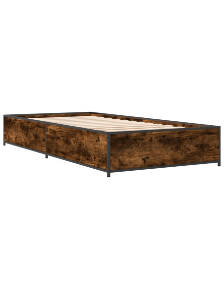 Struttura del letto Rovere Fumo 80 x 200 cm