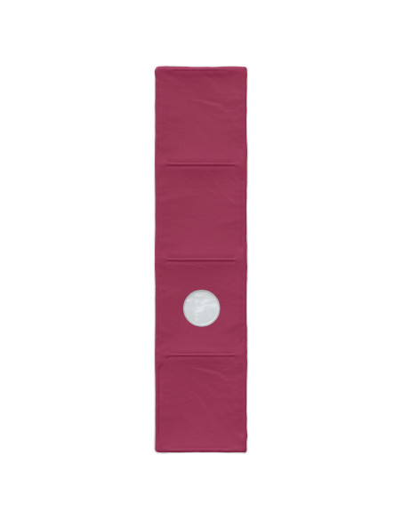 Letto con Tunnel 4 pcs Bianco e Rosso Legno ingegnerizzato