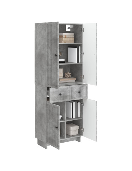 Set di armadi 2 pcs 66 x 34,5 x 90 cm Legno ingegnerizzato