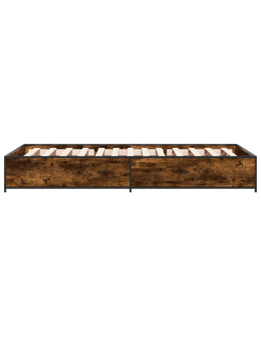 Struttura del letto Rovere Fumo 80 x 200 cm