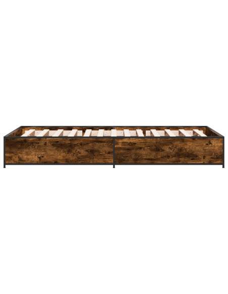 Struttura del letto Rovere Fumo 80 x 200 cm