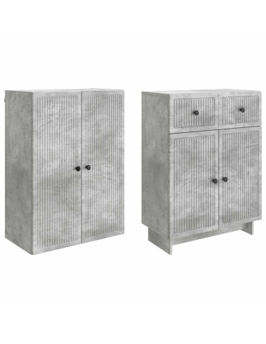 Set di armadi 2 pcs 66 x 34,5 x 90 cm Legno ingegnerizzato