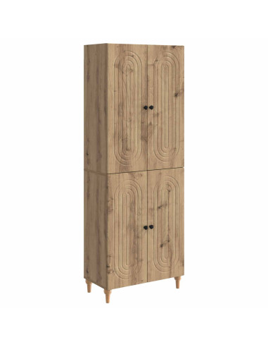 Set di armadi 2 pcs 66 x 34,5 x 90 cm Legno ingegnerizzato