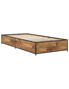 Struttura del letto Legno antico 80 x 200 cm 2