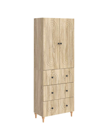 Set di armadi 2 pcs 66 x 34,5 x 90 cm Legno ingegnerizzato