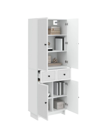 Set di armadi 2 pcs 66 x 34,5 x 90 cm Legno ingegnerizzato