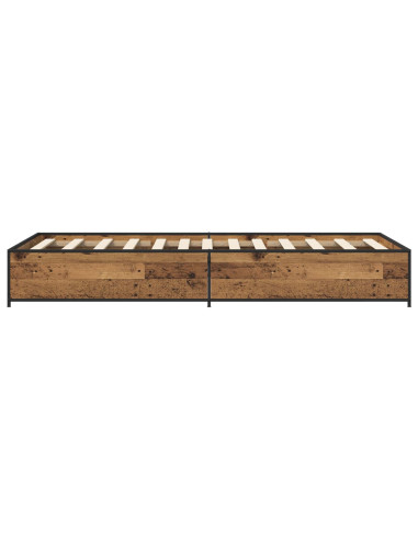 Struttura del letto Legno antico 80 x 200 cm