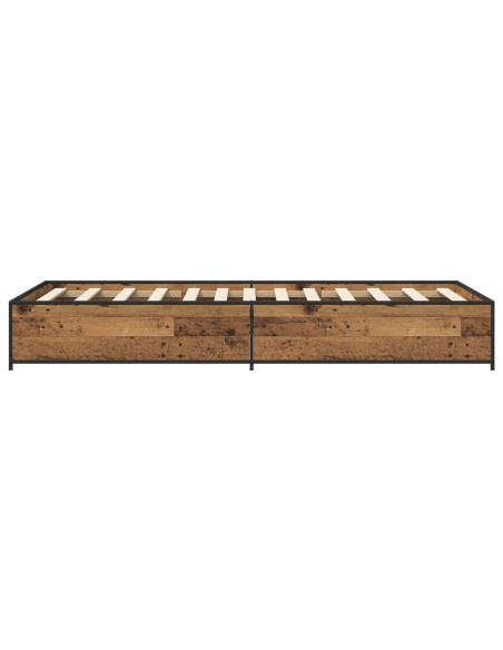 Struttura del letto Legno antico 80 x 200 cm
