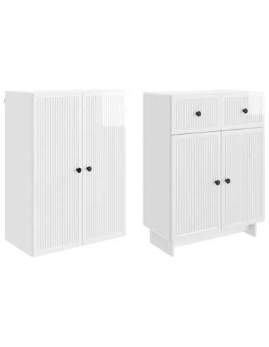 Set di armadi 2 pcs 66 x 34,5 x 90 cm Legno ingegnerizzato