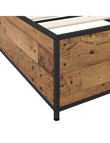 Struttura del letto Legno antico 80 x 200 cm
