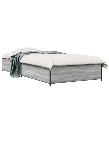 Struttura del letto Sonoma grigio 80 x 200 cm