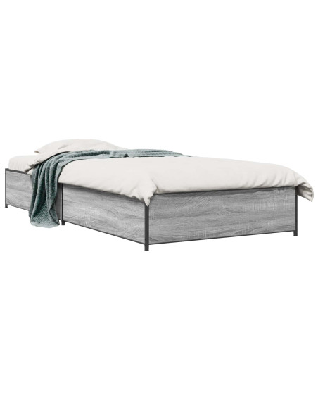 Struttura del letto Sonoma grigio 80 x 200 cm