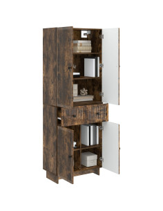 Set di armadi 2 pcs 66 x 34,5 x 90 cm Legno ingegnerizzato 2
