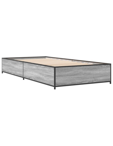 Struttura del letto Sonoma grigio 80 x 200 cm