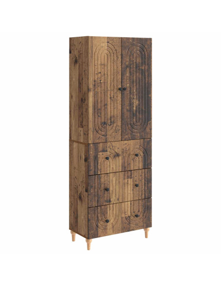 Set di armadi 2 pcs 66 x 34,5 x 90 cm Legno ingegnerizzato