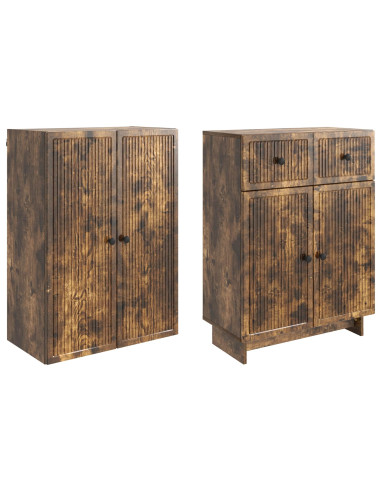 Set di armadi 2 pcs 66 x 34,5 x 90 cm Legno ingegnerizzato