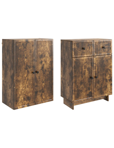 Set di armadi 2 pcs 66 x 34,5 x 90 cm Legno ingegnerizzato