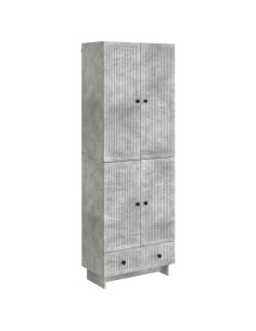 Set di armadi 2 pcs Grigio Cemento 66 x 34,5 x 95 cm