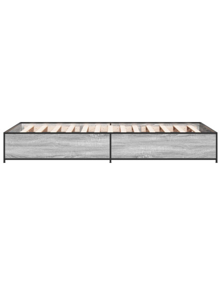 Struttura del letto Sonoma grigio 80 x 200 cm
