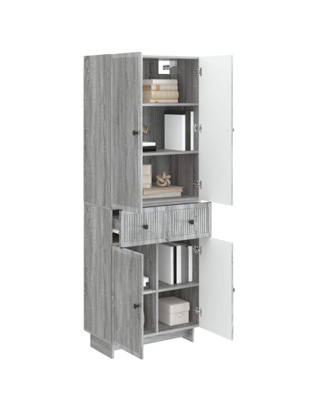 Set di armadi 2 pcs 66 x 34,5 x 90 cm Legno ingegnerizzato