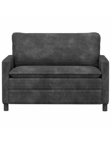 Divano Grigio Scuro 126 x 81 x 87,5 cm Poliestere