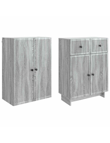Set di armadi 2 pcs 66 x 34,5 x 90 cm Legno ingegnerizzato