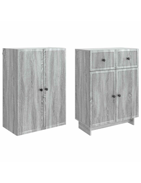Set di armadi 2 pcs 66 x 34,5 x 90 cm Legno ingegnerizzato