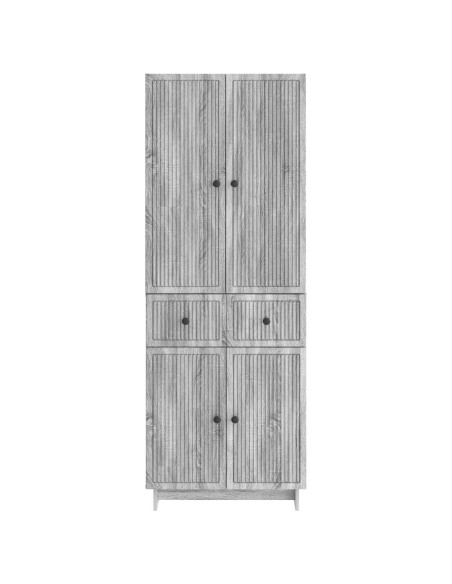 Set di armadi 2 pcs 66 x 34,5 x 90 cm Legno ingegnerizzato