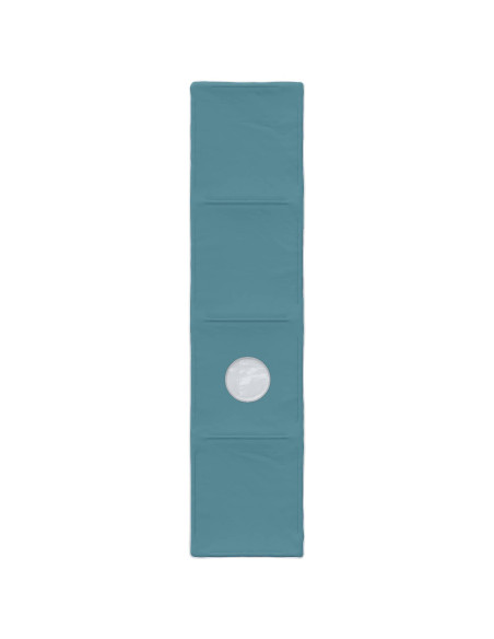 Letto con Tunnel 4 pcs Rovere Artigianale e Blu Chiaro