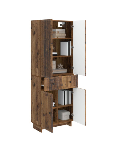Set di armadi 2 pcs 66 x 34,5 x 90 cm Legno ingegnerizzato