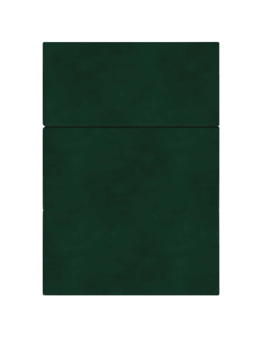 Divano Letto Pieghevole 160 x 67 x 45 cm Verde Scuro