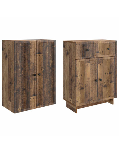Set di armadi 2 pcs 66 x 34,5 x 90 cm Legno ingegnerizzato