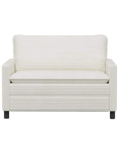 Divano Crema 126 x 81 x 87,5 cm Poliestere