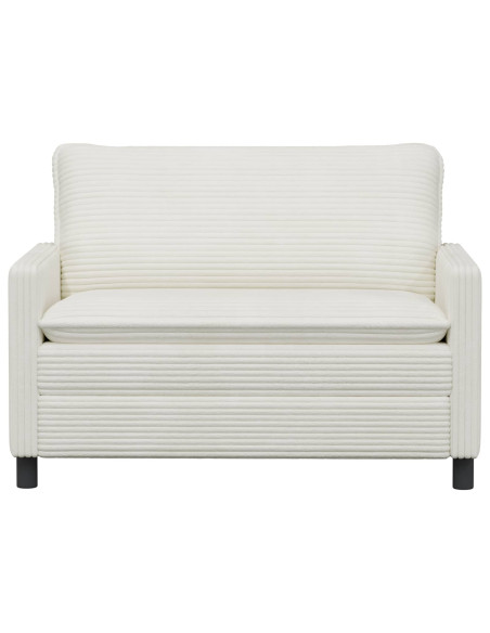 Divano Crema 126 x 81 x 87,5 cm Poliestere