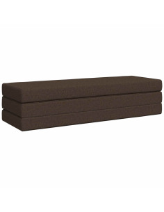 Divano Letto Pieghevole 180 x 67 x 45 cm Tortora 2