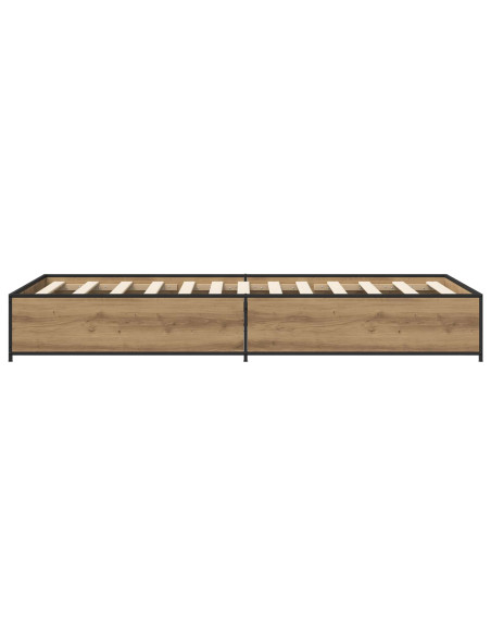 Struttura del letto Rovere Artigianale 80 x 200 cm