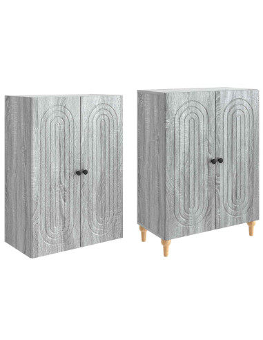Set di armadi 2 pcs 66 x 34,5 x 90 cm Legno ingegnerizzato