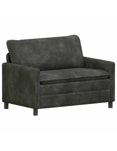 Divano Antracite 126 x 81 x 87,5 cm Poliestere 2