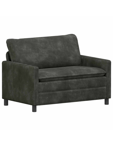 Divano Antracite 126 x 81 x 87,5 cm Poliestere