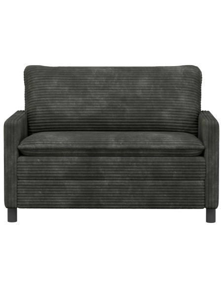 Divano Antracite 126 x 81 x 87,5 cm Poliestere