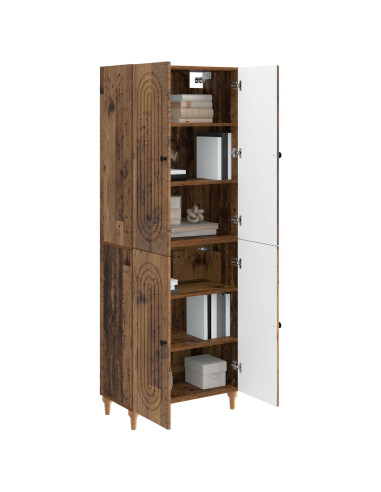 Set di armadi 2 pcs 66 x 34,5 x 90 cm Legno ingegnerizzato