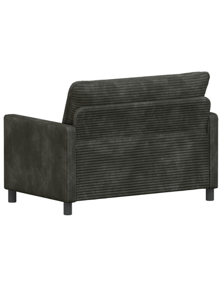 Divano Antracite 126 x 81 x 87,5 cm Poliestere