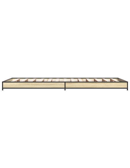 Struttura del letto Rovere Sonoma 80 x 200 cm