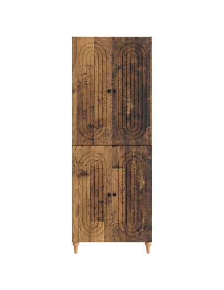 Set di armadi 2 pcs 66 x 34,5 x 90 cm Legno ingegnerizzato