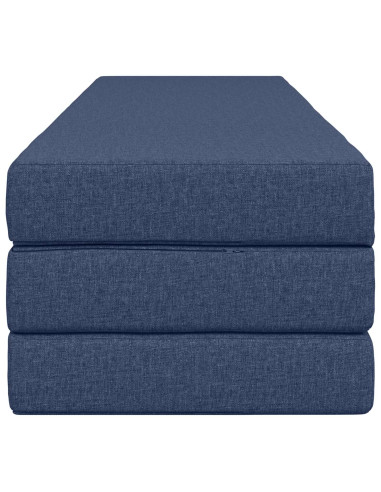 Divano Letto Pieghevole 180 x 67 x 45 cm Blu